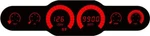Intellitronix 6 Gauge Analog Bargraph Universal Panel - Red BG10002R. Fixed Price $441.73.