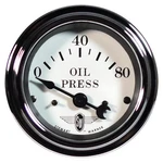 Stewart Warner Black Wings Electrical Oil Pressure Gauge 2 1/16" Dia White Face. Fixed Price $83.99.