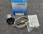 Vdo Mechanical Water Temperature Gauge 2 1/16" Black Face 701-1706 Full Sweep. Fixed Price $58.95.