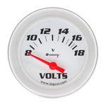Equus E8268 Voltmeter Gauge In., 8-18V, 90 Degree Sweep, Electric, White,. Fixed Price $27.99.