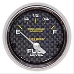 Auto 200760-40 Pro-comp Carbon Fiber Marine Fuel Level Gauge Diameter: 2-1. Fixed Price $63.99.