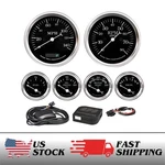 Classic 6 Gauge Set Gps Electrical Speedometer Tachometer 140MPH 8000RPM. Fixed Price $320.14.
