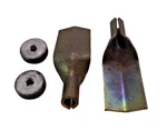 Triumph TR250 TR6 Speedometer Tachometer Gauge Brackets With Mounting Nuts Pair. Fixed Price $18.95.