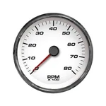New Vintage Usa 01151-03 Performance Ser 4 3/8 Tachometer White. Fixed Price $252.99.