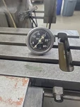 Stewart Warner 2 5/8" Vacuum Gauge Curved Lens Crescent Needle Brass Housing. Fixed Price $324.99.