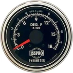 Isspro 3 Inch Chrome Electric Pyrometer Gauge 0-1800 Degree. Fixed Price $195.00.
