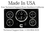 Cummins Marine Engine Instrument Panel Pre-wired 5 Gauges Black Made Usa. Fixed Price $749.99.