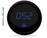 Intellitronix M9108B Led Digital Oil Temp Gauge 2-1/16" To 250 Black Blue. Fixed Price $74.01.
