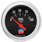Autometer 880786 Mopar Classic Oil Pressure Gauge, 2-1/16", 0-100 Psi, Electric. Fixed Price $123.10.
