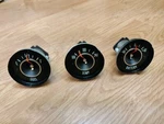 3 Oem 1964 Corvette Delco Battery Ammeter Fuel & Temp Gauge W/ Green Face. Fixed Price $109.99.