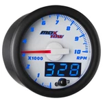 Maxtow 52MM White & Blue Double Vision Tachometer Gauge Kit 10,000 Rpm MT-WBDV10. Fixed Price $72.99.