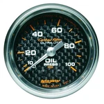 Autometer 4721 Carbon Fiber Mechanical Oil Pressure Gauge. Fixed Price $93.99.
