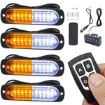EASE2U Strobe Lights For Trucks Vehicles 12LED White Amber,. Fixed Price $49.81.
