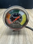 Rare Column Dash Mount Vtg. Stewart Warner Motor Minder Manifold Vacuum Gauge. Fixed Price $190.00.