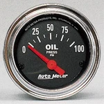 Autometer 2522 Gauge, Oil Pressure, 1/16" 100PSI, Electric, Traditional Chr. Fixed Price $112.99.