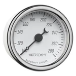Glowshift White Classic Series Water Coolant Temp Vintage Gauge Kit Sensor. Fixed Price $74.99.