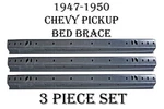 1947 1948 1949 1950 Chevy Pickup Truck Bed Floor Cross Rail Brace Support 3PC. Fixed Price $112.49.