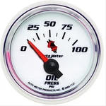 Autometer C2 Electrical Oil Pressure Gauge 1/16" Dia 7127. Fixed Price $128.98.