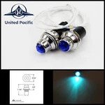 Pair Mini Blue Pilot Dash Indicator Warning Lights 12V Classic Hot Rod Vintage. Fixed Price $9.97.