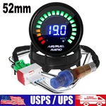 2" 52MM Digital Car Air Fuel Ratio Gauge Blue Led W/ Narrowband O2 Oxygen Sensor. Fixed Price $36.71.