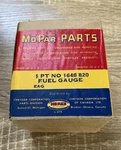 Vintage 1957-1958 Mopar Parts Chrysler Desoto Fuel Gauge. Fixed Price $175.00.