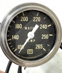 Vtg Stewart Warner Sw Water Temperature Gauge 100-265 Hot Rod 826409. Fixed Price $41.00.