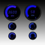 Multi-gauge Led Digital Bargraph Set Blue B9999B Made In Usa. Fixed Price $459.92.