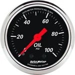 Auto Meter 1429 Designer Black Mechanical Oil Pressure GAUGE,2.3125 In.. Fixed Price $148.14.
