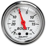Auto Meter 1372 Arctic White Mechanical Boost/vacuum Gauge. Fixed Price $121.05.