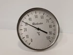 Vintage Rochester Centigrade 0-100 Degrees Temperature Gauge, 5" Dial Face. Fixed Price $44.99.