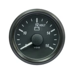 Vdo Singleviu 0247 Voltmeter 8-16V Black 52 Mm- 1/16' A2C3832770001 Boat. Fixed Price $63.73.