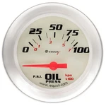 Equus 2-5/8 Dia Oil Pressure Gauge Silver 0-100PSI- E8464. Fixed Price $114.87.
