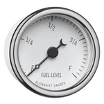 Glowshift White Classic Series Fuel Level Gasoline Vintage Gauge Kit. Fixed Price $69.99.
