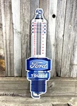 Ford Tough Spark Plug Thermometer 17" Metal Aluminum Sign Garage Bar Truck New. Fixed Price $39.95.