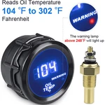 Oil Temperature Gauge Meter W/thread Npt 1/8" Sensor For Car Truck Vehicle. Fixed Price $20.88.