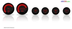 Universal 6 Set With Red Led And Black Bezel + Lifetime Warranty. Fixed Price $459.95.
