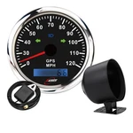 Racetech 85MM (3-3/8") Black Gps Speedometer Turn Signal With Gauge Pod.... Fixed Price $151.00.