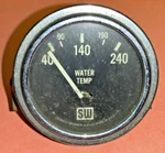 Vtg Stewart Warner Water Temperature Gauge 412356 - As Is Not Tested. Fixed Price $63.00.