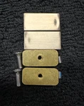 Delta RP72432CZ End Cap, Screw, Set & Top Elbow In Champagne Bronze. Fixed Price $35.00.