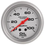Auto Meter 200777-33 Gauge Oil Pressure 5/8" 100PSI Mechanical Marine Silver. Fixed Price $105.67.