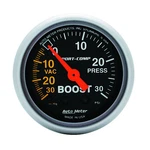 Autometer 3303 Sport-comp Boost/vacuum Gauge 2-1/16 In., Mechanical. Fixed Price $90.99.