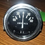 Vintage 1977 Stewart Warner Ammeter Amperes Amps Gauge 82311 338DC Made Usa. Fixed Price $50.00.