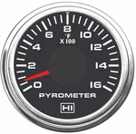 Hewitt Polished Bezel - Universal Pyrometer Gauge Kit, 90 Degree Thermocouple. Fixed Price $209.00.
