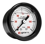 Grams Performance 120PSI Fuel Pressure Gauge Wht Face G2-99-1200W, White. Fixed Price $42.39.