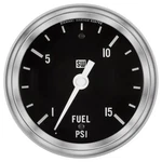 Stewart Warner Deluxe Series Mechanical Fuel Pressure Gauge 5/8" Dia 82405. Fixed Price $82.99.