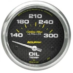 Autometer Carbon Fiber Oil Temp 66.7MM 2 5/8IN Short Sweep Electronic 300 Deg. Fixed Price $140.05.