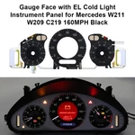 Gauge Face With Cold Light Instrument Panel For Mercedes W211 Black 160MPH. Fixed Price $50.00.