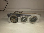 Vintage Stewart Warner Oil Water Pressure Gauge Panel Gasser Ammeter Hotrod Equu. Fixed Price $27.30.