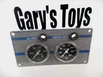 Vintage Stewart Warner 1/2" Water Temperature Oil Pressure Gauges W/panel. Fixed Price $49.99.