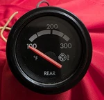 Freightliner Rear Axle Temperature Gauge W/black Bezel A22-38895-000. Fixed Price $35.00.